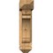 Ekena Millwork Olympic Arts and Crafts Smooth Bracket w/ Offset Brace, Western Red Cedar, 5 1/2"W x 18"D x 22"H BKT0604X18X22OLY03SWR - alternate 2